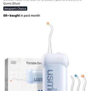 Portable Dental Water Flosser - White